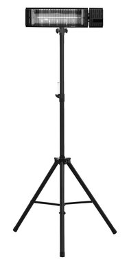 Calefactor infrarrojo 2500W con lampara ambar y tripode
