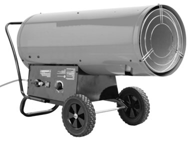 Soplador de aire caliente a gas propano 70-132kw con termostato