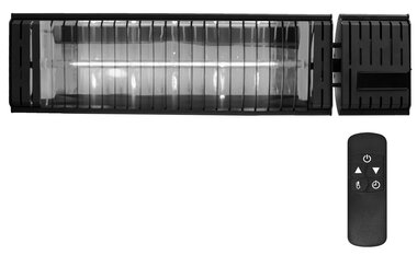 Calefactor infrarrojo 2500W con lampara ambar