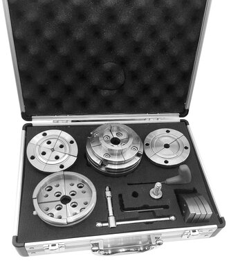 Juego profesional de mandriles para madera 4 mordazas diametro 95 mm M33x3.5