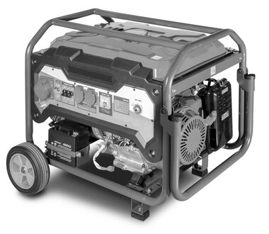 Generador de gasolina 6,5kw 3x400v de arranque electrico