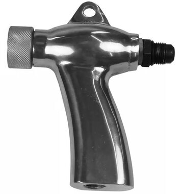 Pistola para cabinas de chorro de arena