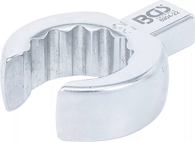 Llave de anillo de inserción abierta 22 mm