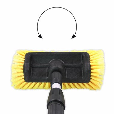 Cepillo 3D para lavado con mango telescopico de 2,4 metros