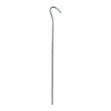 Estaca de tienda de metal de 22 cm con ojo abierto