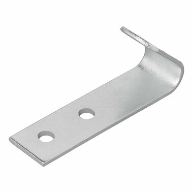Gancho atornillable de metal 72 x 21 x 2 mm