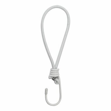 Tensor de tienda elastico blanco con gancho