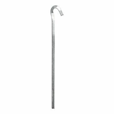 Clavija de roca cuadrada de metal de 22 cm