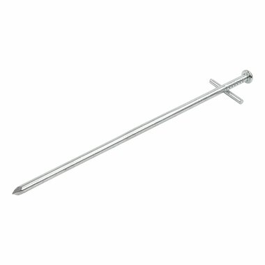 Pasador de roca de 23 cm de metal con pasador transversal soldado