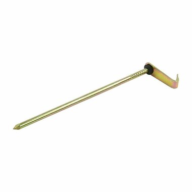 Clavija de roca de 21 cm de metal con gancho