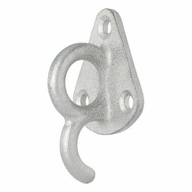 Gancho de cuerda de metal con ojo 70 x 45 mm