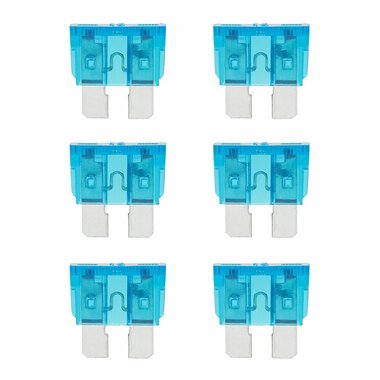 Fusibles de cuchilla azul estandar de 15 A  6 piezas