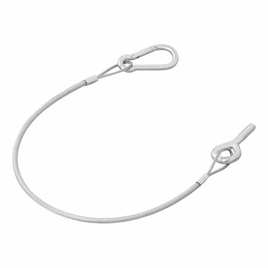 Cable de porton trasero 42 cm - 1x M8 y mosqueton