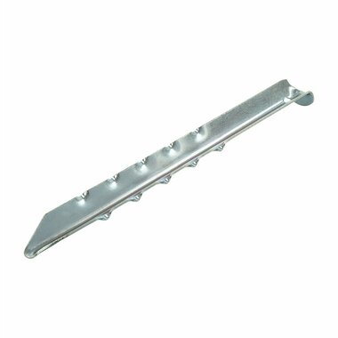 Estaca de tienda de 30 cm de metal acanalado