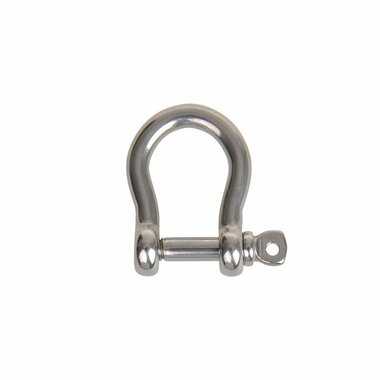 Cierre de arpa corto de 6 mm  acero inoxidable A4 AISI 316  1.500 daN