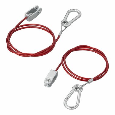 Cable de seguridad de 1 m con horquilla