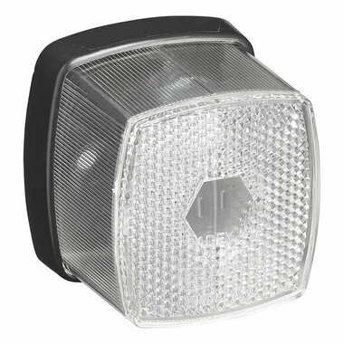 Lampara de galibo blanca 66x62mm con reflector