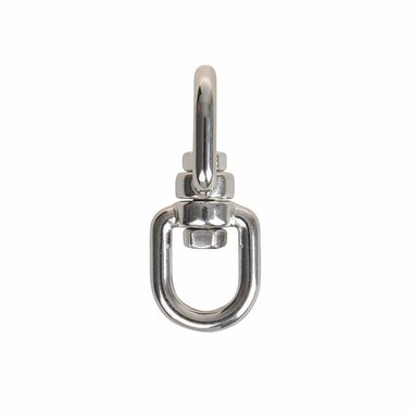 Cerradura giratoria de 6 mm  acero inoxidable A4 AISI 316  ojo ojo  1.350 daN