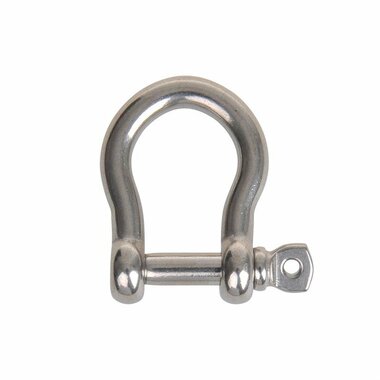 Cierre de arpa corto de 8 mm  acero inoxidable A4 AISI 316  3.500 daN