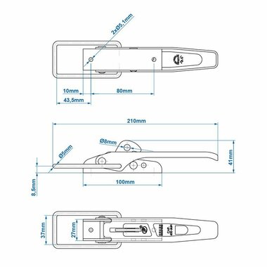 Cerradura de tension SPP ZB-01