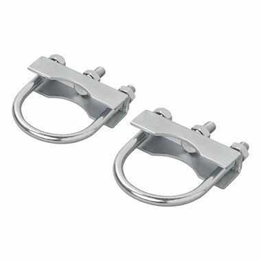 Soporte en U redondo de 60 70 mm para abrazadera de rueda delantera - juego de 2 piezas