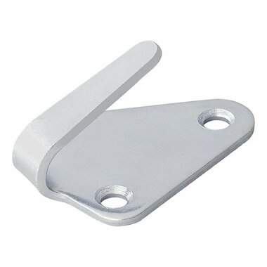 Gancho de cuerda de metal 40x45mm curvado 10 piezas