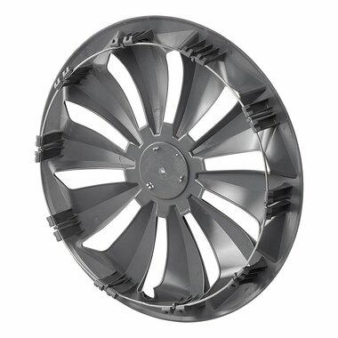 Cubierta de rueda Fox negra de 15 pulgadas