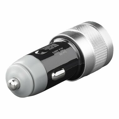 Cargador USB tipo A+C bidireccional 12V 24V 3100mA