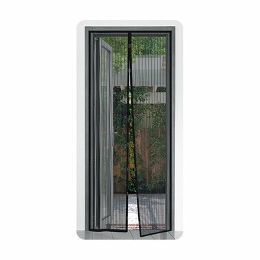 Mampara de puerta con cierre magnetico