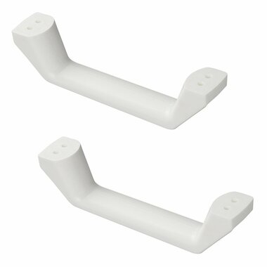 Manija de maniobra blanca - juego de 2 piezas