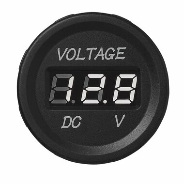 Voltimetro digital incorporado 6-30V
