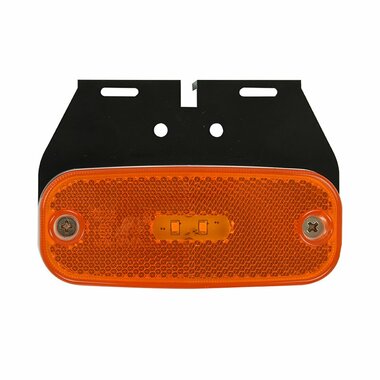 Luz de posicion lateral 10-30V naranja 110x45mm LED con soporte