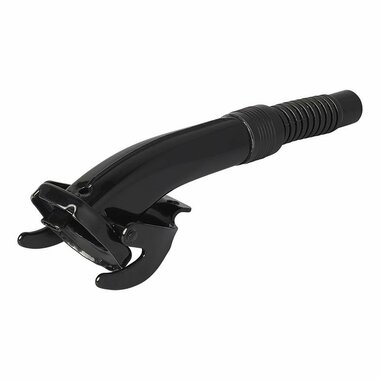 Pico vertedor metalico negro flexible apto para gasolina y diesel