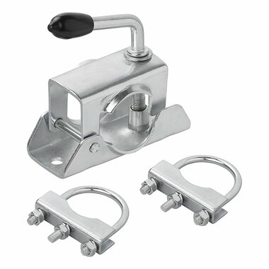 Abrazadera de 48 mm para rueda de morro + 2 soportes en U de 60 70 mm