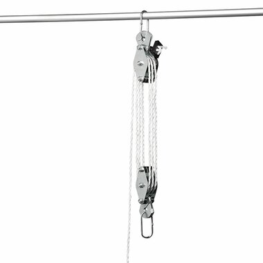 Cabrestante manual con cuerda de nailon de 20 m