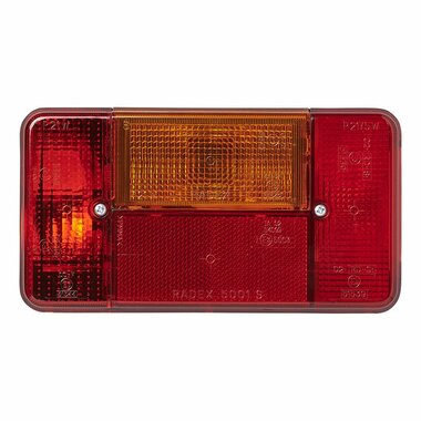 Luz trasera 5 funciones 194x104mm izquierda