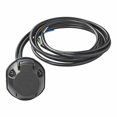 Kit cableado enganche remolque 7+1 pines PVC + cable 1 50M 8 nucleos