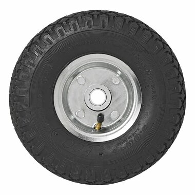 Llanta de rueda de morro de metal con neumatico 260x85mm