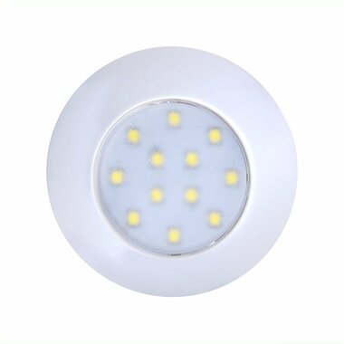 Luminaria de techo de superficie 12 leds 12V 240lm diametro 75x18mm