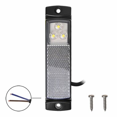 Lampara de galibo 12 24V blanca 126x30mm LED