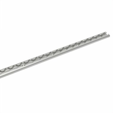 Juego de rieles de encuadernacion de aluminio 2x60cm  6 piezas