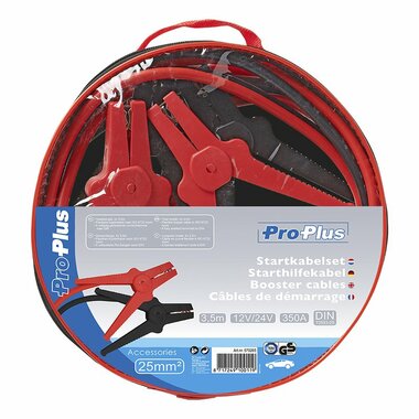 Juego de cables de arranque de 25 mm² homologados por TuV GS