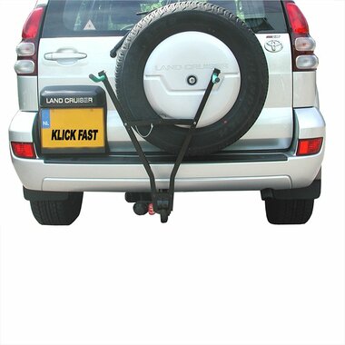 Portabicicletas Klick Fast II con soporte para matricula