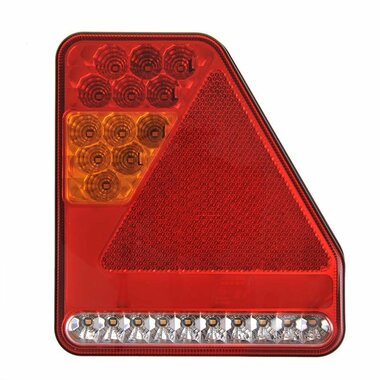 Luz trasera 5 funciones 208x188mm 22LED derecha UK