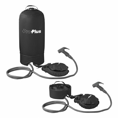 Ducha de camping 11L con bomba de pie