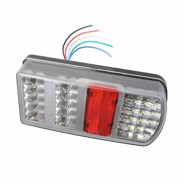 Luz trasera 5 funciones 225x105mm 43LED derecha