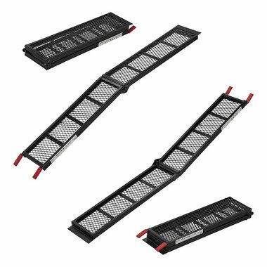 Rampa de acero plegable  203x28cm  340kg por pieza