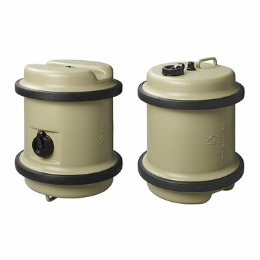 Deposito de agua limpia Aquaroll 40L beige