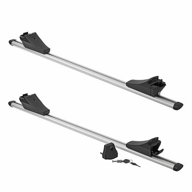 Portaequipajes de techo para riel de techo cerrado 120cm aluminio 75kg