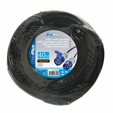 Cable alargador CEE 40M 3x2 5mm²
